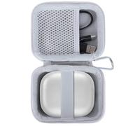 Lebakort Hard Case Compatible with SHOKZ OpenFit 2+ / OpenFit 2 / OpenFit Air Open-Ear Headphones (Gray)