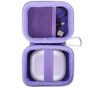Lebakort Hard Case Compatible with SHOKZ OpenFit 2+ / OpenFit 2 / OpenFit Air Open-Ear Headphones (Purple)