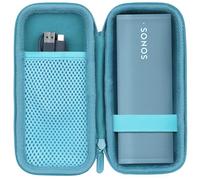 Lebakort Hard Case Compatible with Sonos Roam 2 / Sonos Roam/Sonos Roam SL Portable Waterproof Speaker (Blue Case)