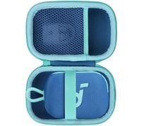 Lebakort Hard Case Compatible with Soundcore Select 4 Go Ultra Portable Waterproof Speaker by Anker (Blue+Mint Green)