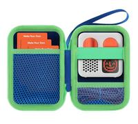 Lebakort Hard Case Compatible with Yoto Mini Kids Audio Music Player Children Speaker Plays Audiobook Cards Radio (Sky Blue+ Apple Green Case, for Yoto Mini)