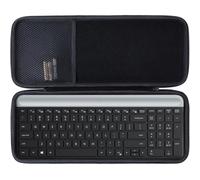 Lebakort Hard Travel Case for Logitech MK470 Wireless Mouse and Keyboard Kit (Black Case)