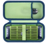 Lebakort Hard Travel Case for Soundcore Boom 3i Rugged Outdoor Speakers (Yellow Green Deep Blue)
