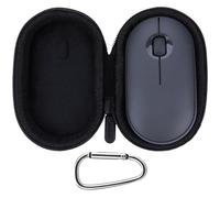 Lebakort Mouse Case Compatible with Logitech Pebble 2 M350s/M350,Graphite | Carrying case for Pebble Mouse 2 M355 i345 mouse, hard shell, Portable, equipped with climbing buckles
