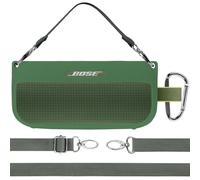 Lebakort Silicone Cover Compatible with Bose SoundLink Flex Speaker Wireless Portable Speaker (Green silicone case)