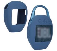 Lebakort Silicone Cover Compatible with JBL Clip 5 Portable Bluetooth Wireless Speaker (Blue silicone case)