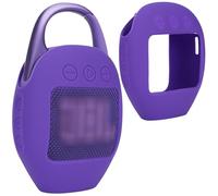 Lebakort Silicone Cover Compatible with JBL Clip 5 Portable Bluetooth Wireless Speaker (Purple silicone case)