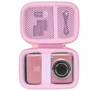 Lebakort Storage Case Compatible with Kodak PIXPRO Friendly Zoom FZ45 FZ55 16MP Digital Camera(Pink Case)
