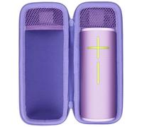 Lebakort Storage Case Compatible with Ultimate Ears UE Boom 4 3 Portable Waterproof Speaker (Purple Case)