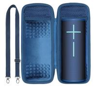 Lebakort Storage Case Compatible with Ultimate Ears UE MEGABOOM 4 3 Portable Waterproof Speaker (Blue Case)