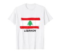 Lebanese Flag Lebanon Fan Jersey T-Shirt