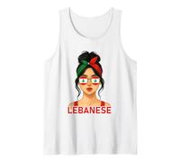 Lebanese Girl Lebanon Flag Lebanese Girlfriend Wife Tank Top