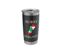 Lebanon Beirut Flag Destination Pride Stainless Steel Insulated Tumbler