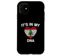 Lebanon Flag Heart It's In My DNA Lebanese Heritage Case for iPhone 11