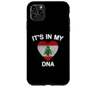Lebanon Flag Heart It's In My DNA Lebanese Heritage Case for iPhone 11 Pro Max