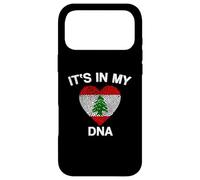 Lebanon Flag Heart It's In My DNA Lebanese Heritage Case for iPhone 17 Pro Max