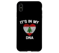 Lebanon Flag Heart It's In My DNA Lebanese Heritage Case for iPhone XS Max