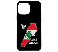 Lebanon Flag Map Beirut, Cedar Tree Lebanese Heritage Design Case for iPhone 13 Pro Max