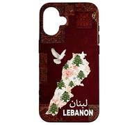 Lebanon Flag Map Beirut, Cedar Tree Lebanese Heritage Design Case for iPhone 16