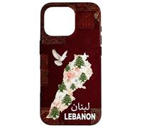 Lebanon Flag Map Beirut, Cedar Tree Lebanese Heritage Design Case for iPhone 16 Pro