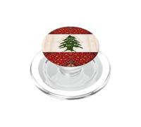 Lebanon Flag Map Beirut, Cedar Tree Lebanese Heritage Design PopSockets PopGrip for MagSafe