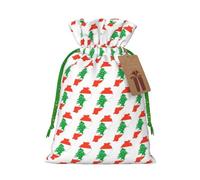 Lebanon Flag Map Print Drawstring Bags,Snack Bags,Storage Bags For Gift Wrapping,Party Decorations
