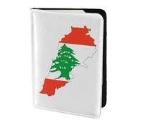 Lebanon Flag Map print Passport Cover, Passport Holder Cover Wallet Passport Wallet Case for Cards and Documents