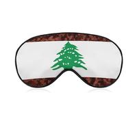Lebanon Lebanese Flag Camouflage Blackout Sleep Mask for Side Sleeper Soft Covers for Travel Essentials Nap
