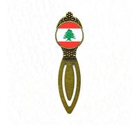 Lebanon National Flag Asia Country Bookmark Retro Office Label Page Marker