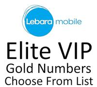Lebara Gold Mobile Number - Easy to Remember VIP Business SIM Card - Premium UK Phone Number (Diamond/Platinum/Silver Options)