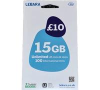 Lebara International calls Sim Card - pay as you go