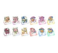 Lebartm 12Pcs 3D Folding Greeting Card DIY Diamond Art Painting Foldable Thank You Cards with White Envelopes Blessing Greeting Card Set for Festival Holiday-03