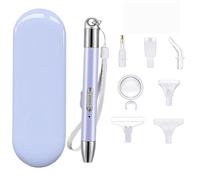 Lebartm Diamond Art Painting Drill Pen with Light USB Rechargeable Diamond Accessories and Tools Illumination Pen with 6 Heads Set, Magnifier for DIY Art Crafts Gem Nail