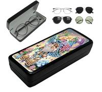 Lebartm Diamond Art Painting Eye Glass Case Portable Retro Sunglasses Glasses Storage Box Creative Design Anti-Stress DIY Handmade for Art Craft Gift Travel Sunglass-Goblin