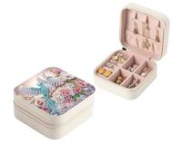 Lebartm DIY Diamond Art Painting Jewelry Bag with Zipper Mandala Large Capacity Organizer Storage Box Special Shaped Crystal Rings Necklace Bracelet Gift Case for Women-Bird