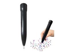 Lebartm Electric Vacuum Diamond Art Painting Pen AB Stone Applicator Without Wax DIY Art Accessories Painting Black Wire-Less Vacuum Suction Pen Kit Tools for Adults Craft Lovers-Black-Without Line