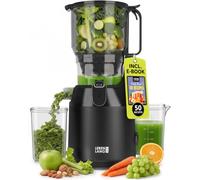 LEBENLANG Cold Press Juicer - Incl. 50 Recipes & XXL 150mm opening I 100% BPA-free Juicers Whole Fruit And Vegetable Fruit Juicer Machines Masticating Fruit Press Juice Maker Machines Apple