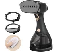 LEBENLANG Handheld Clothes Steamer Iron - 1500W & 300ml I Incl. 2 Attachments & Ironing glove I Vertical Garment Steamer Clothing steam Hand Held