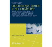 Lebenslanges Lernen in der Universitt by Rudolf Egger - 9783531178455