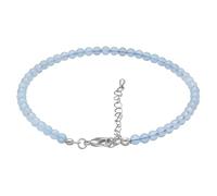Lebensquelle Plus Gemstone Anklet Diameter 4 mm 25 cm + 5 cm Adjustable Gemstone Jewellery, Eén maat, Gemstone