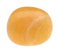 Lebensquelle Plus High quality tumbled stones, pleasant to the touch polished gemstones (Orange Calcite, Large)