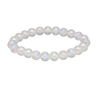 Lebensquelle Plus Premium Gemstone Bead Bracelet 8mm | Natural Stone Ball Bracelet Elastic | Crystal Jewellery Stretchy (Angel Aura)