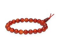Lebensquelle Plus Premium Gemstone Power Bracelet | Elastic Natural Stone Bead Bracelet 18cm | Healing Crystal Energy (Carnelian)