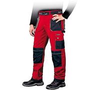 Leber&Hollman LH-FMN-T_CBS54 Formen Protective Trousers, Red-Black-Grey, 54 Size