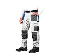 Leber&Hollman LH-FMN-T_WSN48 Formen Protective Trousers, White-Gray-Blue, 48 Size