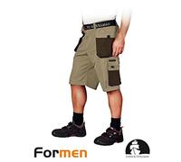 Leber&Hollman LH-FMN-TS_BE3L Formen Protective Short Trousers, Beige-Brown-Black, L Size