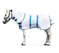 Leberna Shetty Fly Blanket with Neck and Belly Bib, Breathable Summer Blanket with Chest Protection for Pony, Eczema Blanket for Foals