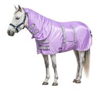 Leberna Shetty Fly Blanket with Neck and Belly Bib, Breathable Summer Blanket with Chest Protection for Pony, Eczema Blanket for Foals