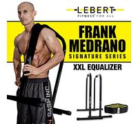 Lebert Fitness Equalizer XXL Matt Black with Resistance Band - Calisthenics Equipment ✓ Dip Station ✓ Push Up Stand Bar ✓ Pull Up Dip Bar ✓ Bodyweight Equipment ✓ for Intensive Use, 0051497214814