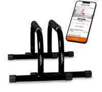Lebert Fitness Parallettes Dip Stand Push Up Bars, Black